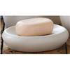 Matt Cream Oval Shaped Soap Dish