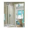Aquarius 4 Fold Bath Screen - Pearl Silver