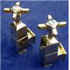 Original Art Deco Brass Taps