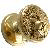 Polished Solid Brass Lion