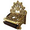 Decorative Polished Brass Toilet Roll Holder