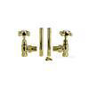 Traditional Radiator Valves (Pairs) - Antique Gold