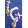 Victorian brass kitchen mixer tap