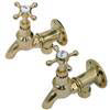 Original 3/4 Inch Brass Wall Mounted Bib Taps