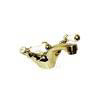 Traditional Bloomsbury Mono Basin Mixer - Antique Gold