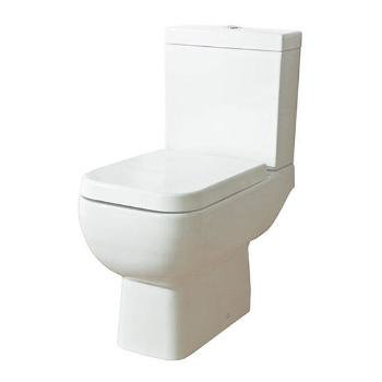 Rak Series 600 Close Coupled Dual Flush WC PAK with Wrap Over Seat
