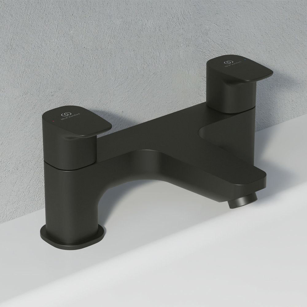 Ideal Standard Ceraplan Silk Black Dual Control Bath Filler