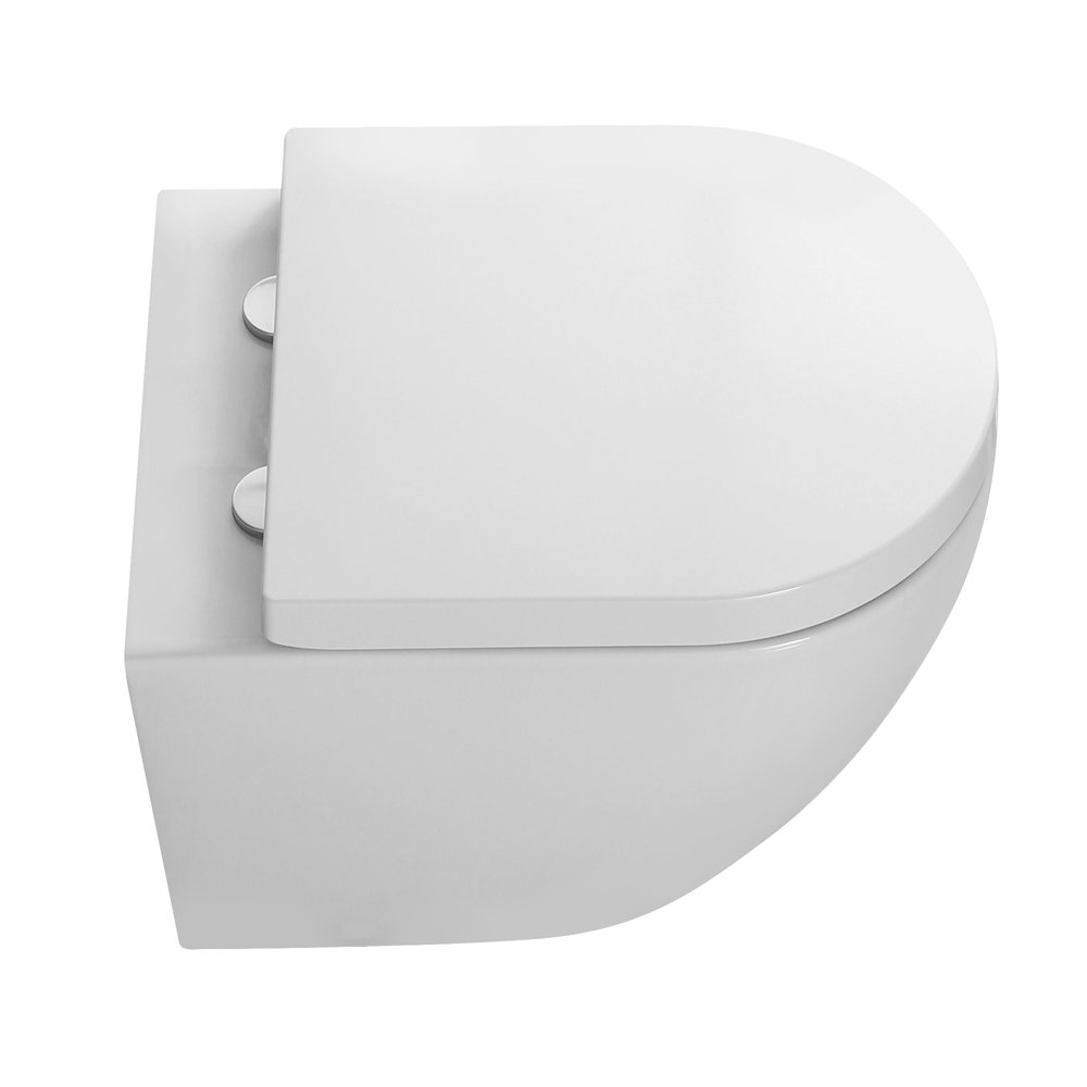 Nova Rimless Back To Wall Pan With Soft Close Seat Victorian Plumbing Uk