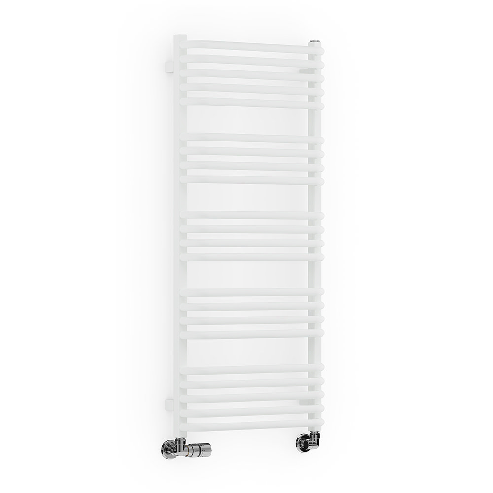 Terma Alex H1140 X W500mm White Heated Towel Rail