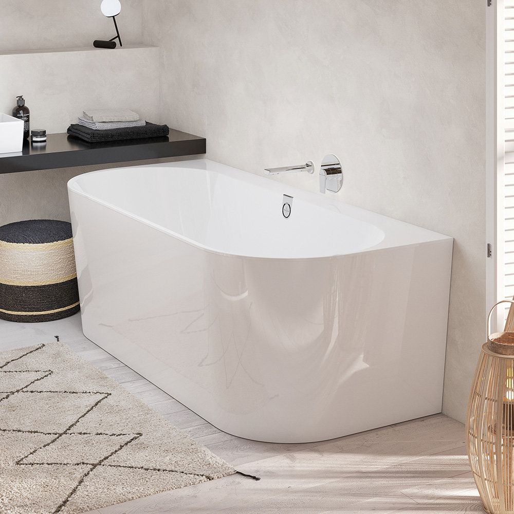 Villeroy And Boch Oberon X Mm Back To Wall Bath