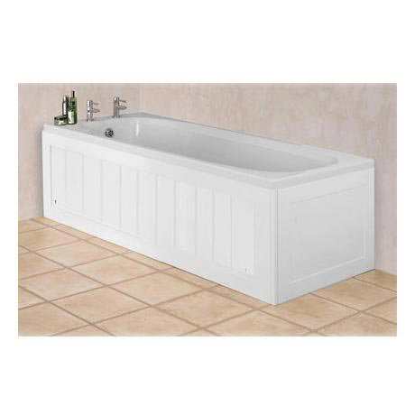 Croydex Unfold N Fit White Wood Bath Panel With Lockable Storage Front 1680mm At Victorian Plumbing Uk