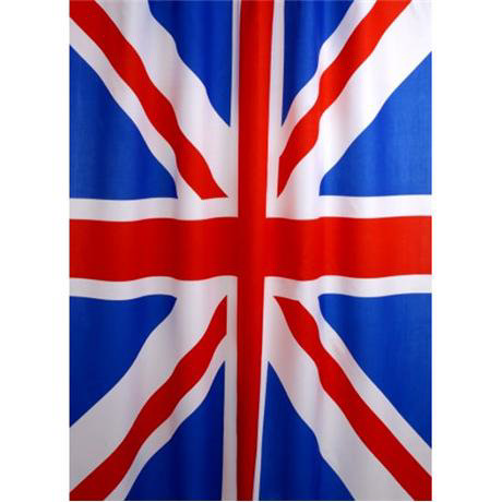 Euroshowers Union Jack Weighted Shower Curtain 1800 X 1800mm