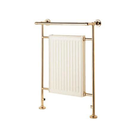 Mere Kinsdale Traditional Radiator Towel Rail Gold 30 5024 At