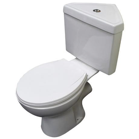 corner toilet and cistern