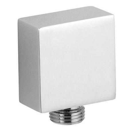 Nuie Chrome Plated Brass Square Outlet Elbow - A3245