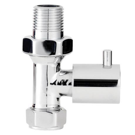 Hudson Reed Minimalist Chrome Radiator Valves - Straight - HT327 at ...