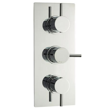 Ultra Quest Triple Concealed Thermostatic Shower Valve - Chrome - JTY314