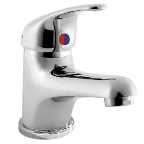 Ultra Solo Single Lever Mono Basin Mixer w/ Push Button Waste - Chrome ...