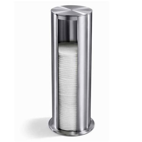 Zack Yara Freestanding Cotton Pad Dispenser - Stainless Steel - 40408