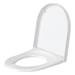 Duravit Starck 2 Soft Close Toilet Seat - 0069890000 profile small image view 2 