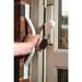 AKW 1200 Series White Flat End Straight Stainless Steel Grab Rail profile small image view 2 