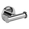 Bosa Chrome Double Robe Hook profile small image view 1 