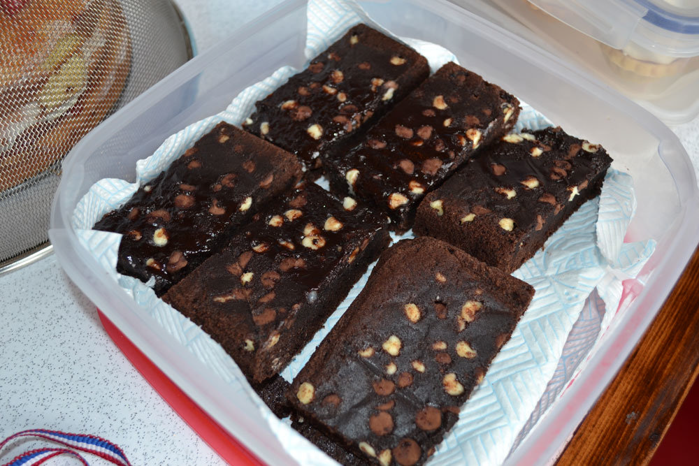 Upside Down Chocolate Brownies | VP's Bake Off - Claire House Children's Hospice