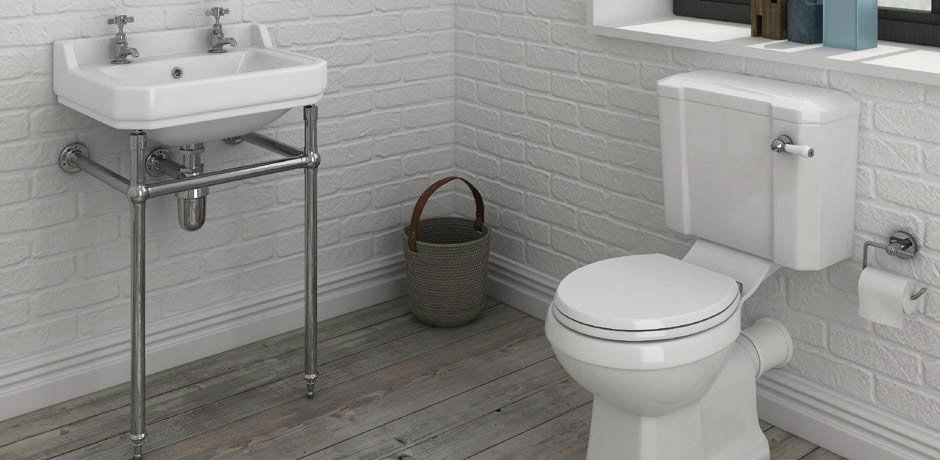 Keswick white cloakroom suite