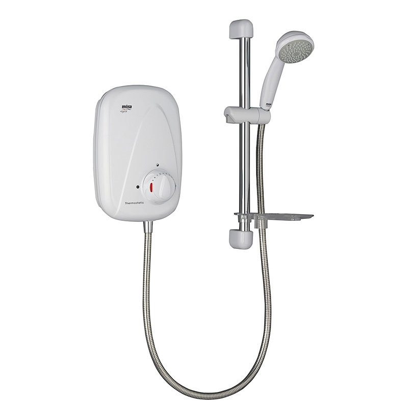 Mira Vigour Thermostatic Power Shower - White & Chrome | A Quick Guide To Mira Showers