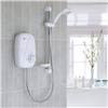 Mira - Vigour Manual Power Shower - White & Chrome - 1.1532.354 profile small image view 2 