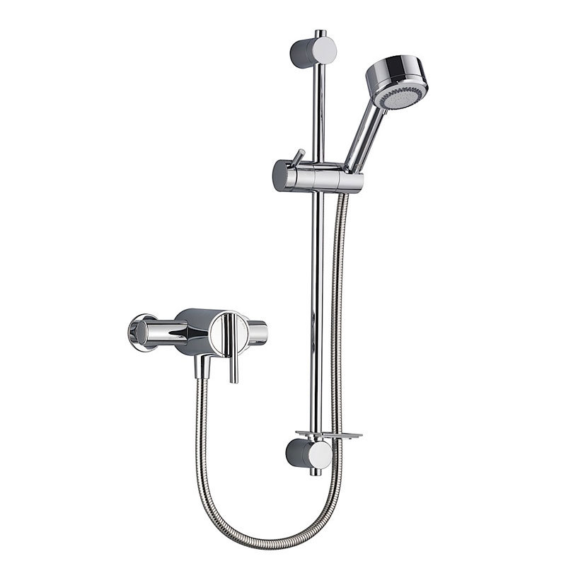 Mira Silver EV Thermostatic Shower Mixer Chrome 1.1628.001 at