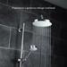 Mira Azora Dual 9.8 KW Electric Shower - Frosted Glass - 1.1634.156 profile small image view 4 