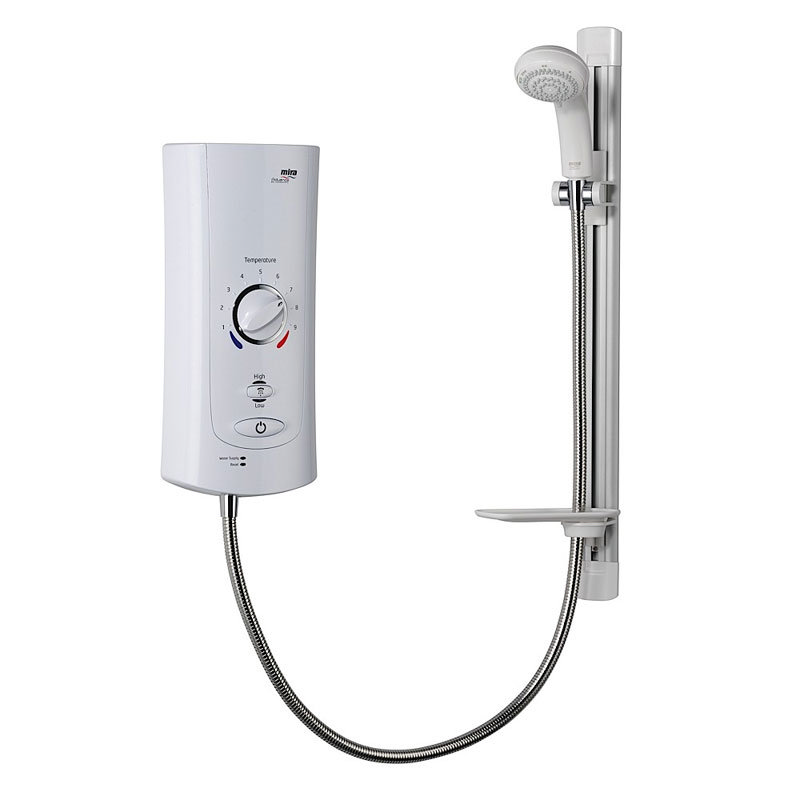 Mira - Advance ATL 9.0kw Thermostatic Electric Shower - White & Chrome - 1.1643.001 at Victorian 