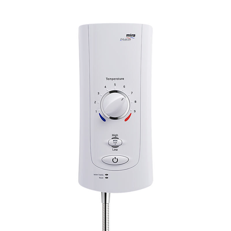 Mira - Advance ATL 9.0kw Thermostatic Electric Shower - White & Chrome - 1.1643.001 at Victorian 
