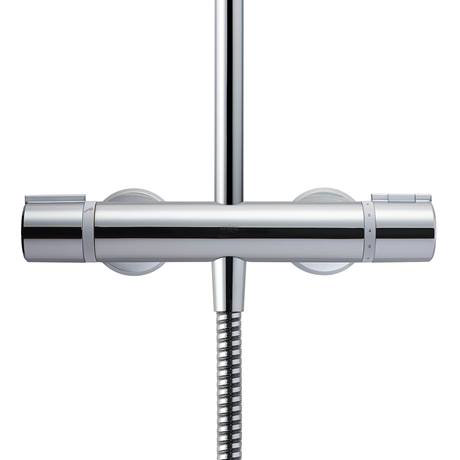 Mira honesty erd mixer shower chrome blue grease gun
