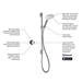 Mira Mode Rear Fed Digital Mixer Shower (Pumped for Gravity) - 1.1874.004 profile small image view 7 