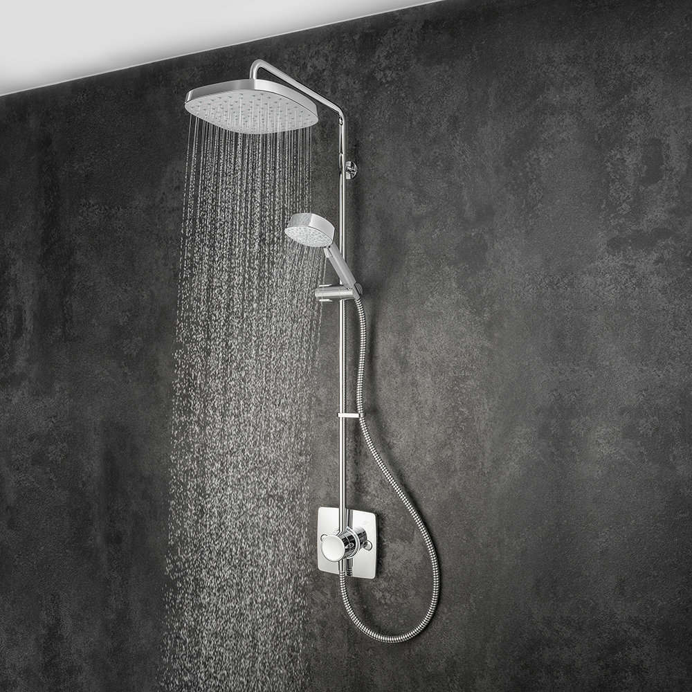 Mira Opero Dual Chrome Thermostatic Mixer Shower - 1.1944.003