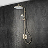 Mira Opero Dual Brushed Nickel Thermostatic Mixer Shower - 1.1944.005 profile small image view 1 