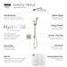 Mira Evoco Triple Outlet Brushed Nickel Thermostatic Mixer Shower with Bathfill - 1.1967.011 profile small image view 7 