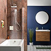 Mira Evoco Triple Outlet Brushed Nickel Thermostatic Mixer Shower with Bathfill - 1.1967.011 profile small image view 1 