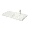 Miller - 1000mm Right Hand Rectangular Bowl Ceramic Basin - 114W1 profile small image view 1 