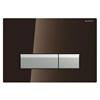 Geberit Sigma40 Umber Glass DuoFresh Odour Extraction Flush Plate - 115.600.SQ.1 profile small image view 1 