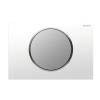 Geberit Sigma 10 White + Matt Chrome Flush Plate for UP320/UP720 Cistern - 115.758.KL.5 profile small image view 1 