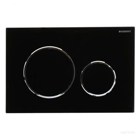 Geberit Sigma 20 Black Flush Plate for UP320/UP720 Cistern - 115.882.KM.10