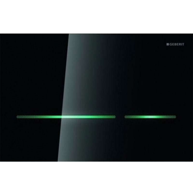 Geberit - Touchless Dual Flush for UP720 Cistern - Sigma80 - Smoked Glass Reflective