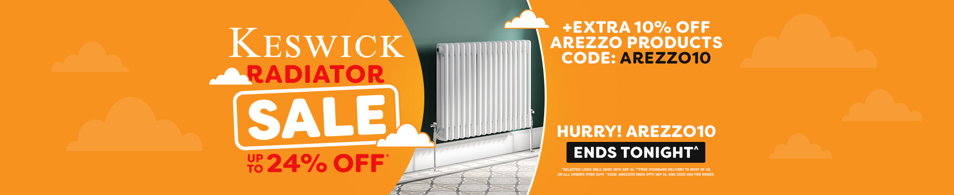 Keswick Radiator Sale - AREZZO10