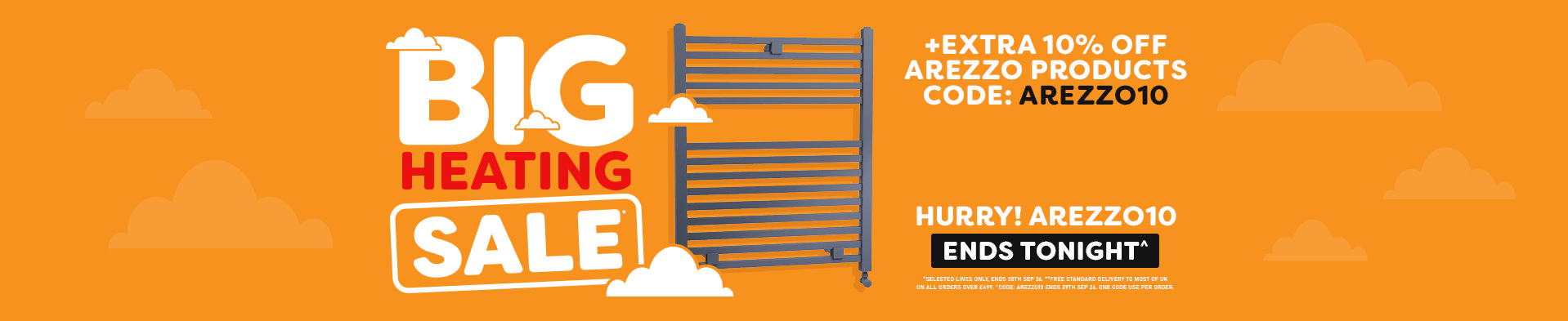 Heating September Sale - AREZZO10