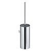 Keuco Moll Wall Mounted Toilet Brush & Holder - Chrome/Anthracite profile small image view 1 