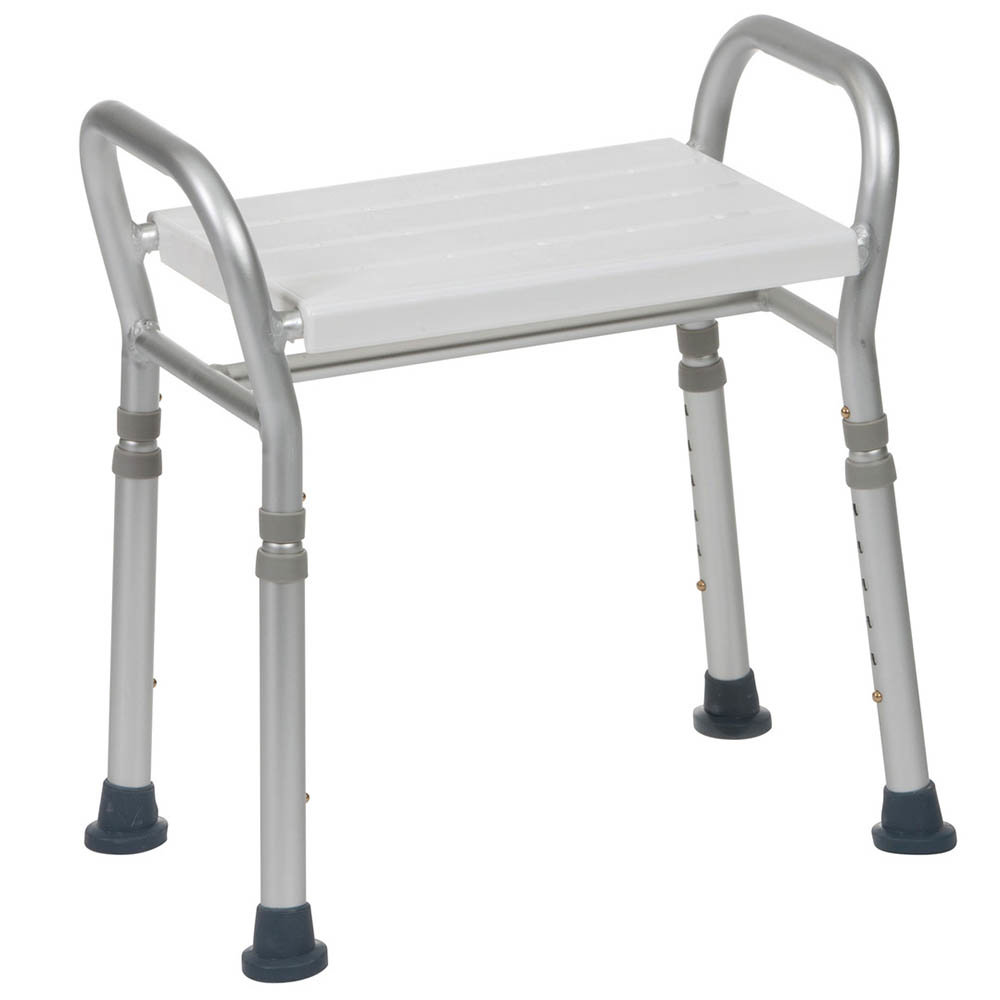 Drive DeVilbiss Bosworth Aluminium KD Shower Bench with Adjustable