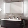 Keuco Royal Match 1200mm LED Illuminated Mirror Cabinet profile small image view 1 